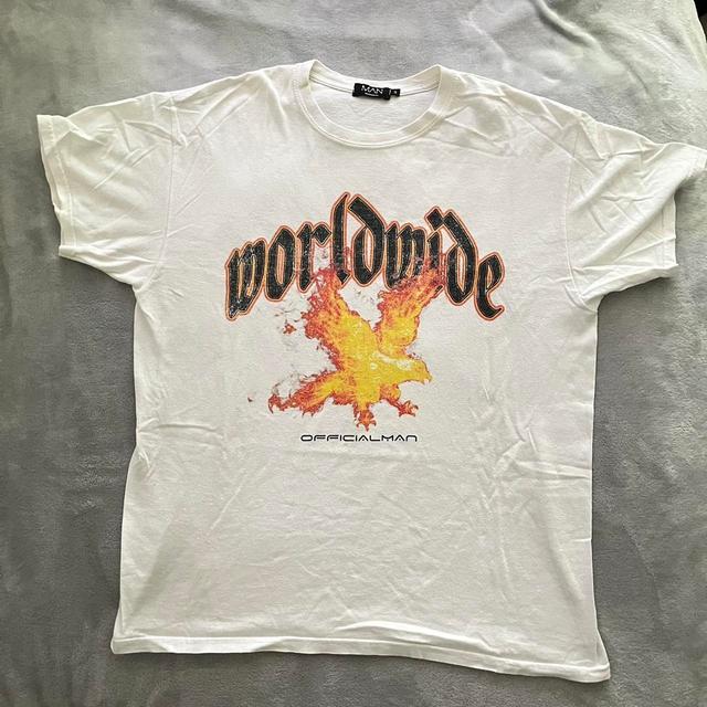 BoohooMAN Men's T-shirt - White - S on Productcaster.