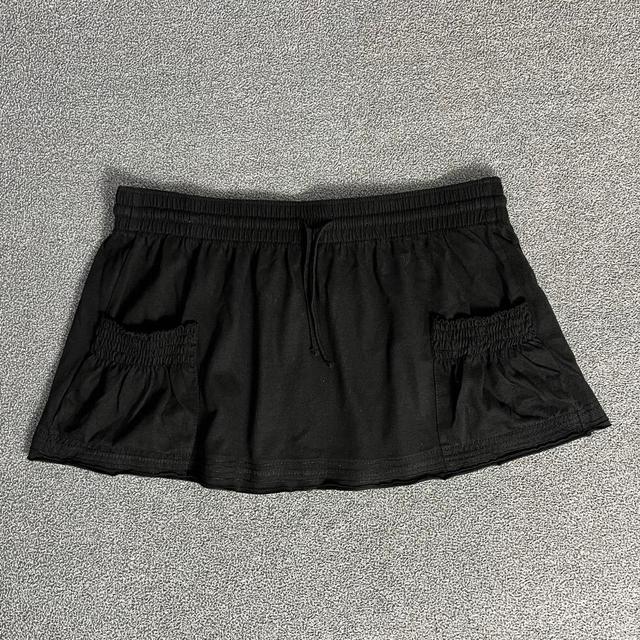 Vintage Women's Mini Skirt - Black - S on Productcaster.