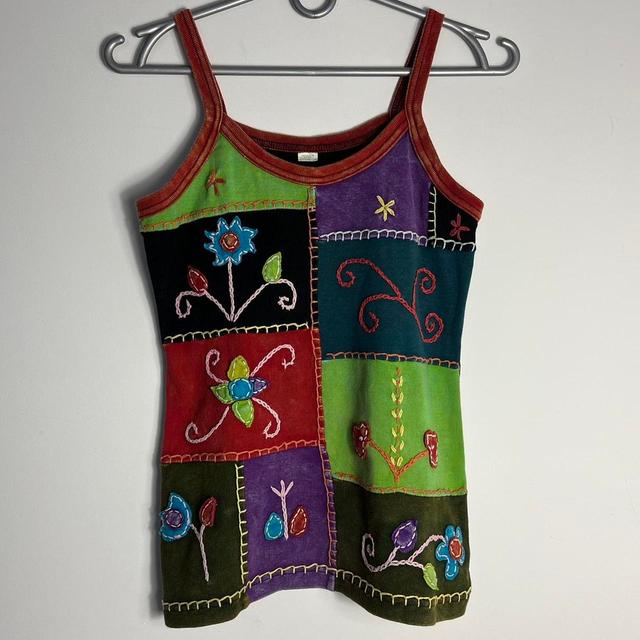 Vintage Women's Blouse - Multi/Black - S on Productcaster.