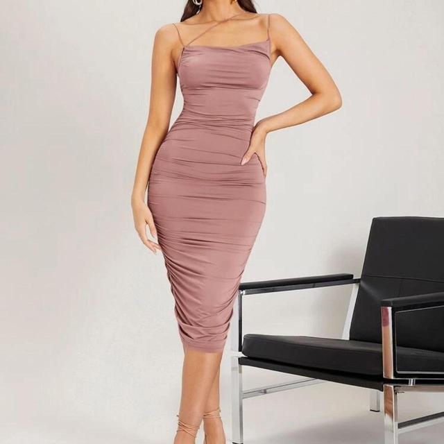 SHEIN Women's Bodycon Dress - Pink - 8 on Productcaster.