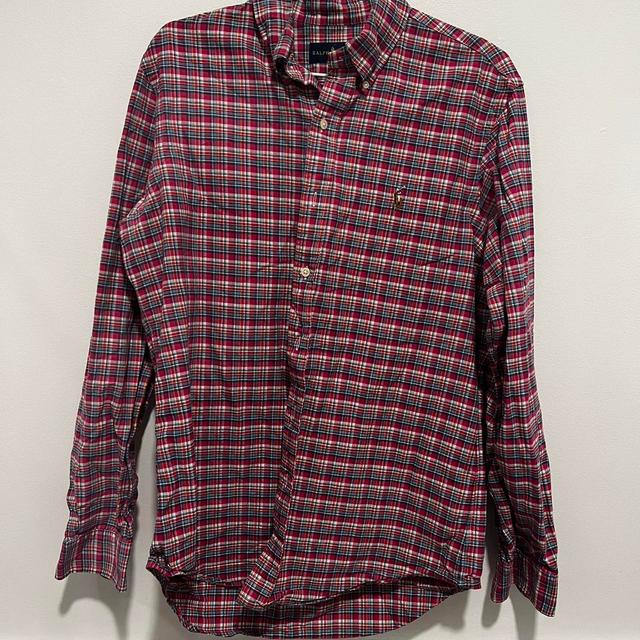 Ralph Lauren Men's Shirt - Pink - L on Productcaster.