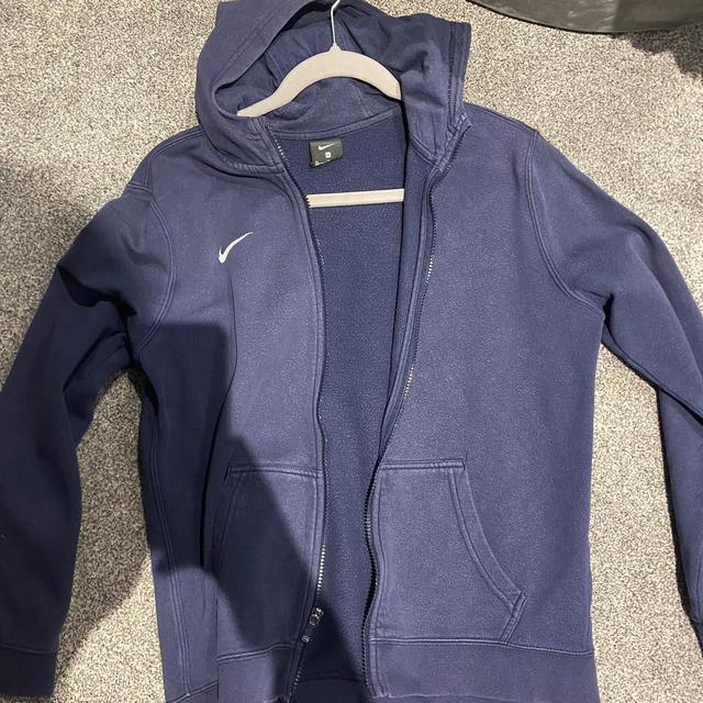 Nike Men's Hoodie - Navy/Blue - XS on Productcaster.