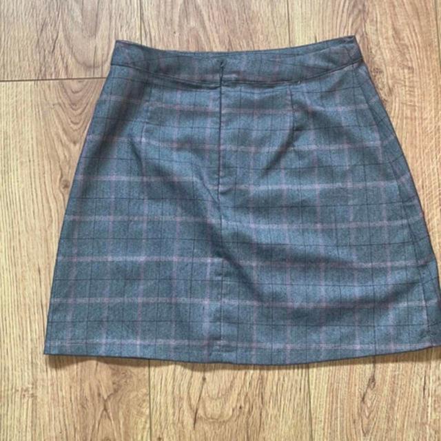 Vintage Women's Mini Skirt - Grey - UK 6 on Productcaster.