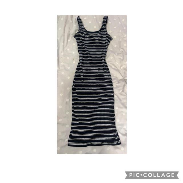 Women's Dress - Navy/White - 6 on Productcaster.