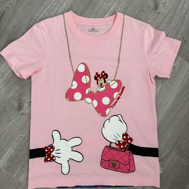 Disney Women's T-shirt - Pink - S on Productcaster.