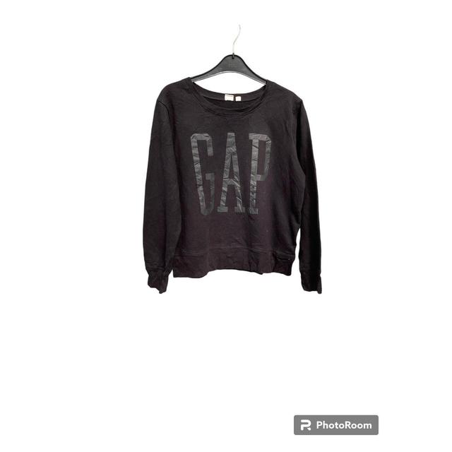 Gap Women's Sweatshirt - Black - M on Productcaster.