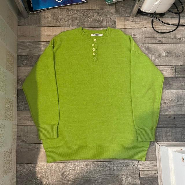 Men's Sweatshirt - Green - M on Productcaster.