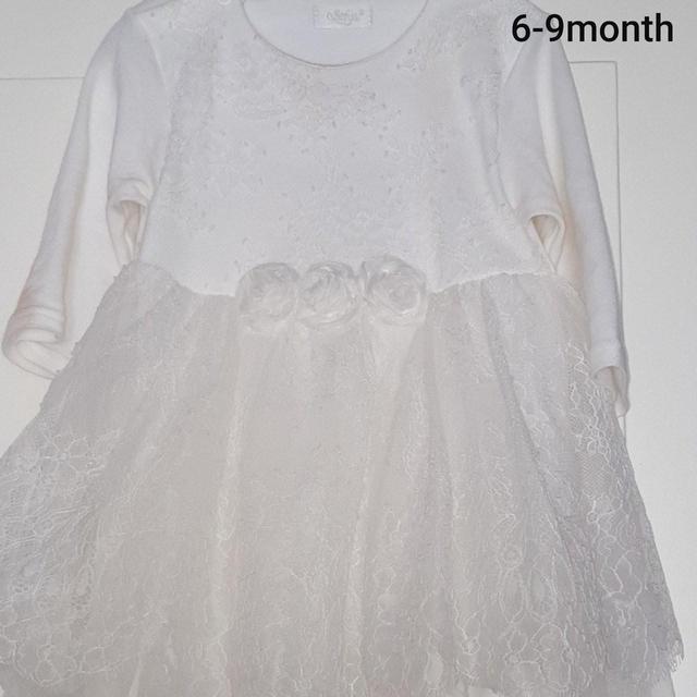 Kids' Dress - White - 6-9 months on Productcaster.