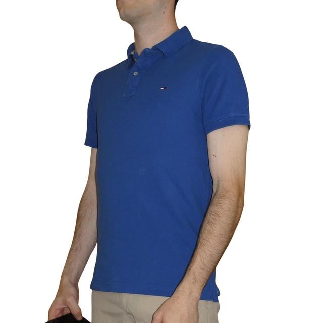 Tommy Hilfiger Men's Polo shirt - Blue - M on Productcaster.