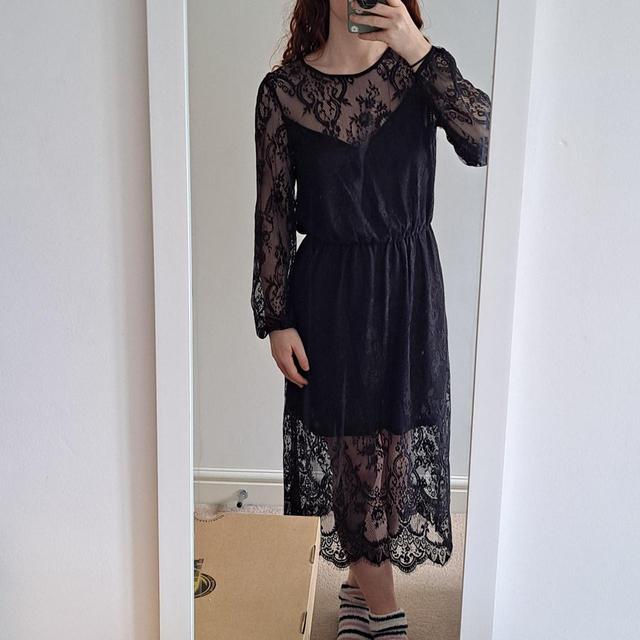 H&M Women's Maxi Dress - Black - 10 on Productcaster.