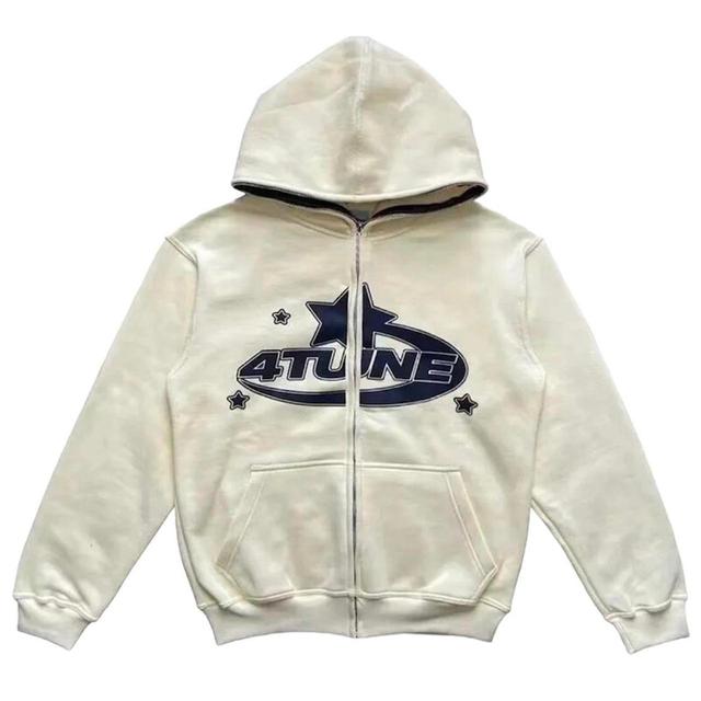 Deadstock Men's Hoodie - Cream - S on Productcaster.