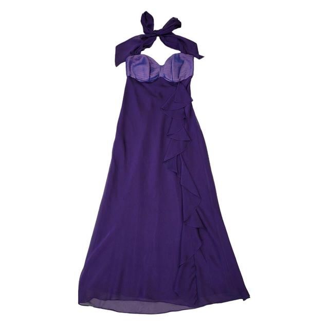 Vintage Women's Dress - Purple - 10 on Productcaster.