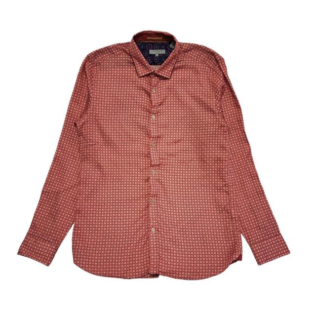 Ted Baker Men's Shirt - Red - M on Productcaster.