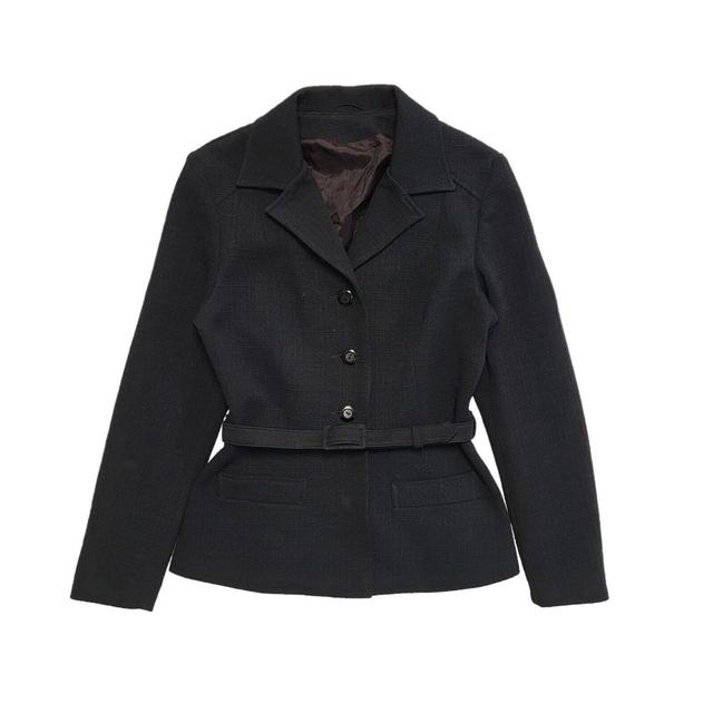 Vintage Women's Coat - Black - UK 14 on Productcaster.