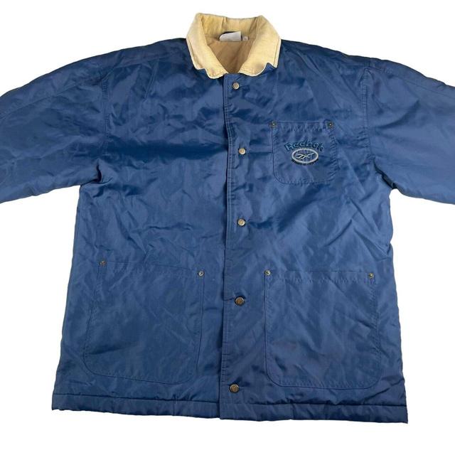 Reebok Men's Shacket Jacket - Blue/Navy - L on Productcaster.