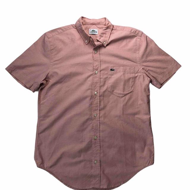 Lacoste Men's Shirt - Pink - S on Productcaster.