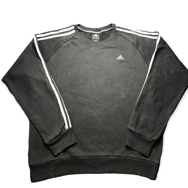 Adidas Men's Sweatshirt - Black - L on Productcaster.