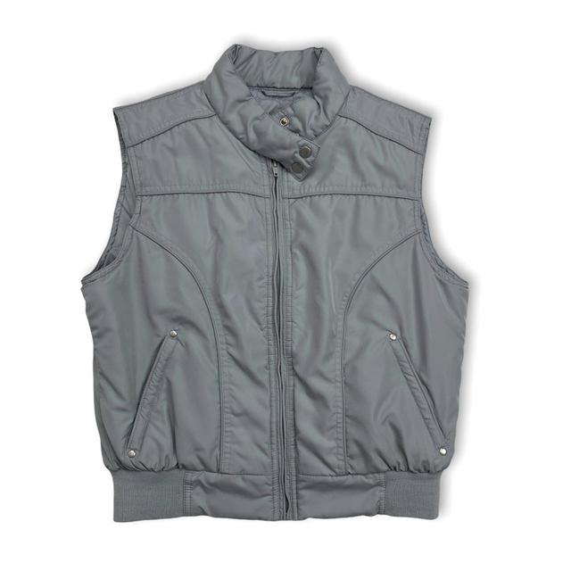 Vintage Women's Gilet - Grey - UK 14 on Productcaster.