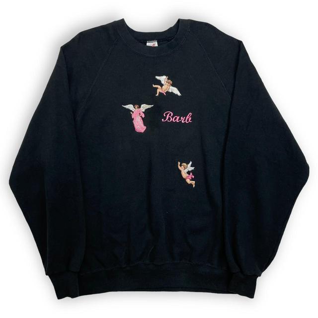 Vintage Women's Sweatshirt - Black - XXL on Productcaster.