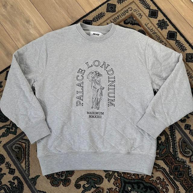 Palace Men's Sweatshirt - Grey - L on Productcaster.