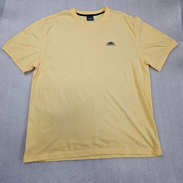 Umbro Men's T-shirt - Yellow - XXL on Productcaster.