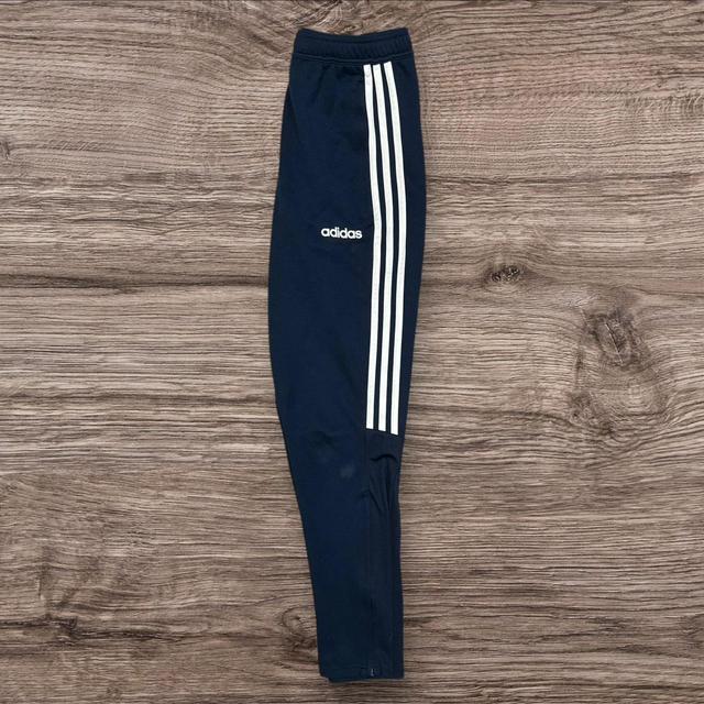 Adidas Men's Trousers - Blue/White - S on Productcaster.