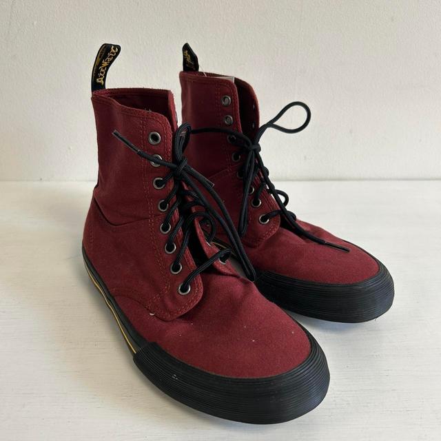 Dr. Martens Women's Boots - Burgundy - UK 7 on Productcaster.