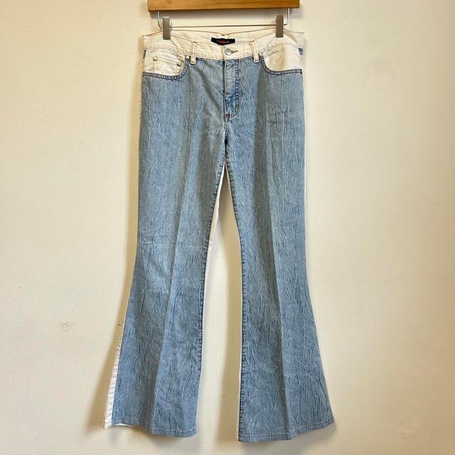 Vintage Women's Jeans - Blue/White - 31" on Productcaster.