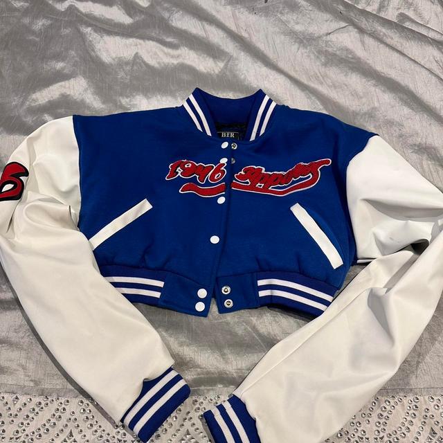 Women's Varsity Jacket - Blue - UK 10 on Productcaster.