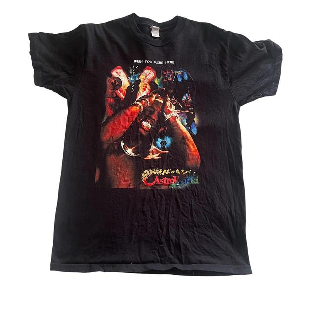 Travis Scott Men's T-shirt - Black - M on Productcaster.