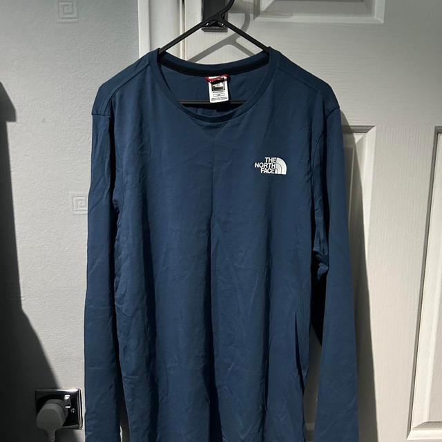 The North Face Men's T-shirt - Blue - S on Productcaster.