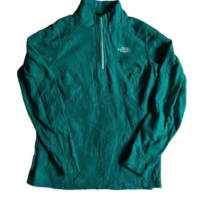 The North Face Women's Jumper - Green/Blue - L on Productcaster.