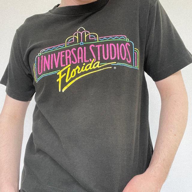 Vintage Men's T-shirt - Black/Grey - L on Productcaster.