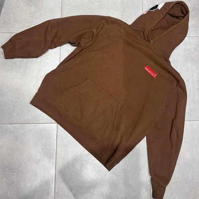 Supreme Men's Hoodie - Brown - XL on Productcaster.