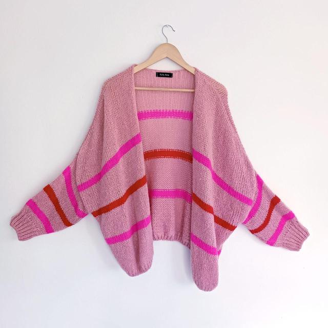 Preloved Women's Jumper - Pink - M on Productcaster.