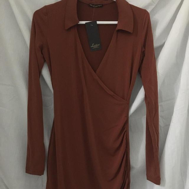 Women's Casual Dress - Burgundy - 8 on Productcaster.