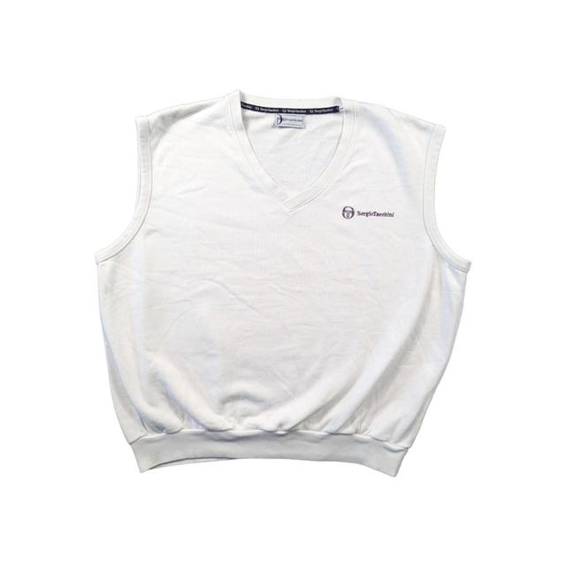 Sergio Tacchini Men's Vest - White - L on Productcaster.