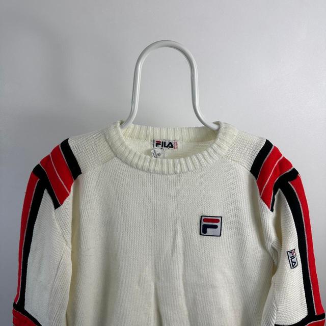 Fila Women's Jumper - White - M on Productcaster.