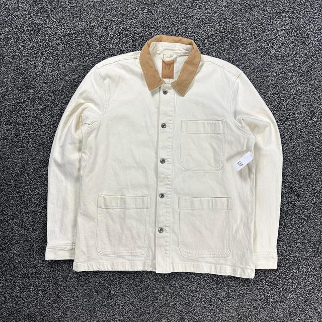 Gap Men's Jacket - White - L on Productcaster.