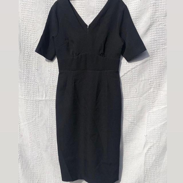 Warehouse Women's Midi Dress - Black - 10 on Productcaster.