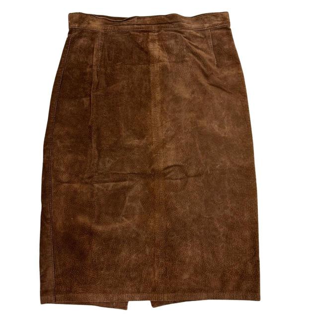 Vintage Women's Going out Skirt - Brown - UK 10 on Productcaster.