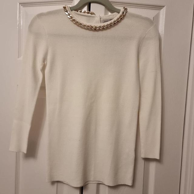 Zara Women's Blouse - Cream - 8 on Productcaster.