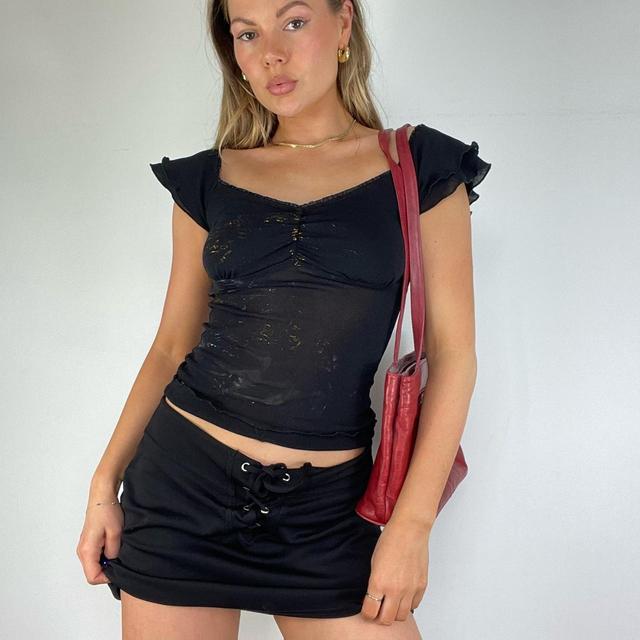 Vintage Women's Top - Black - S on Productcaster.