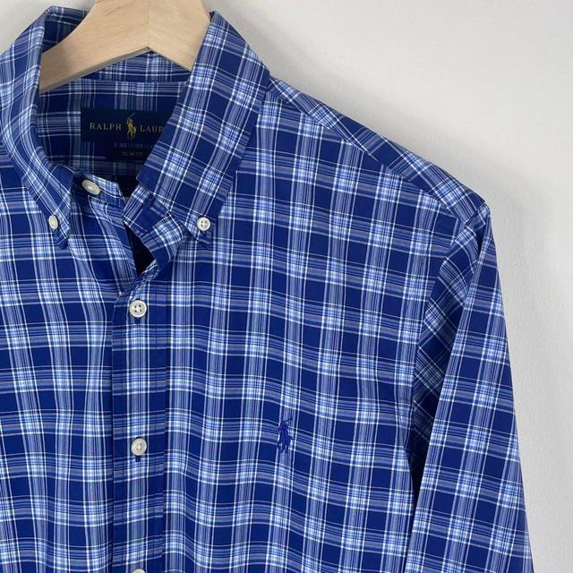 Polo Ralph Lauren Men's Shirt - Blue - S on Productcaster.