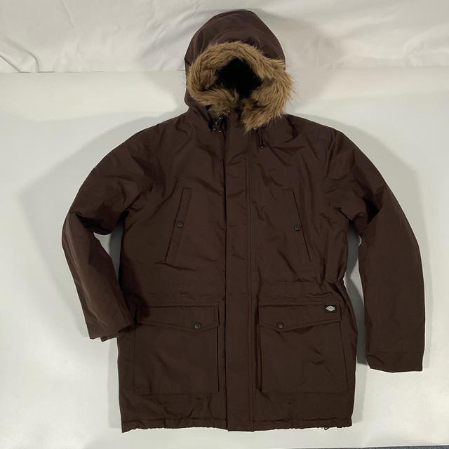 Dickies Men's Parka - Brown - L on Productcaster.