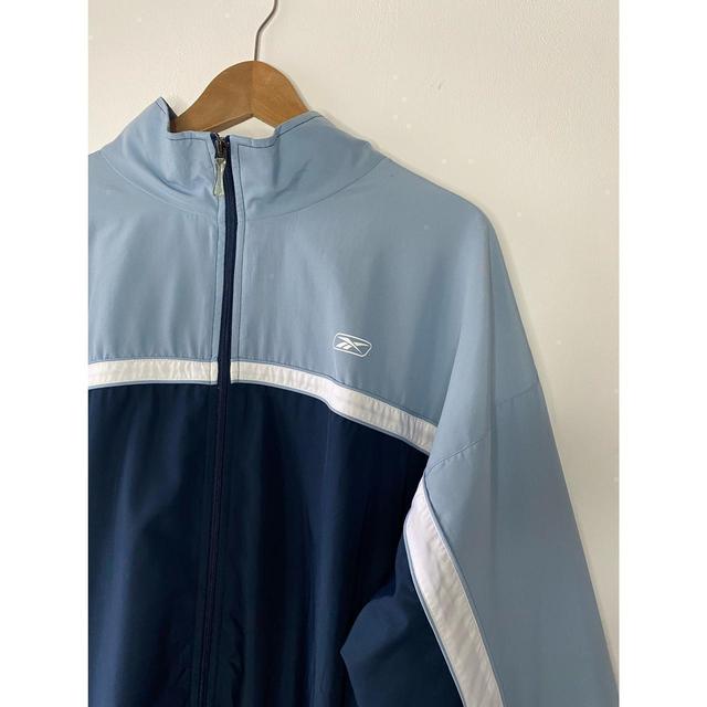 Reebok Men's Jacket - White/Blue - XXL on Productcaster.