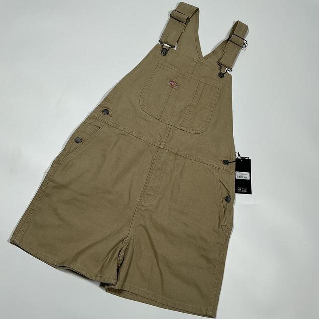 Dickies Women's Dungarees - Tan/Cream - UK 8 on Productcaster.