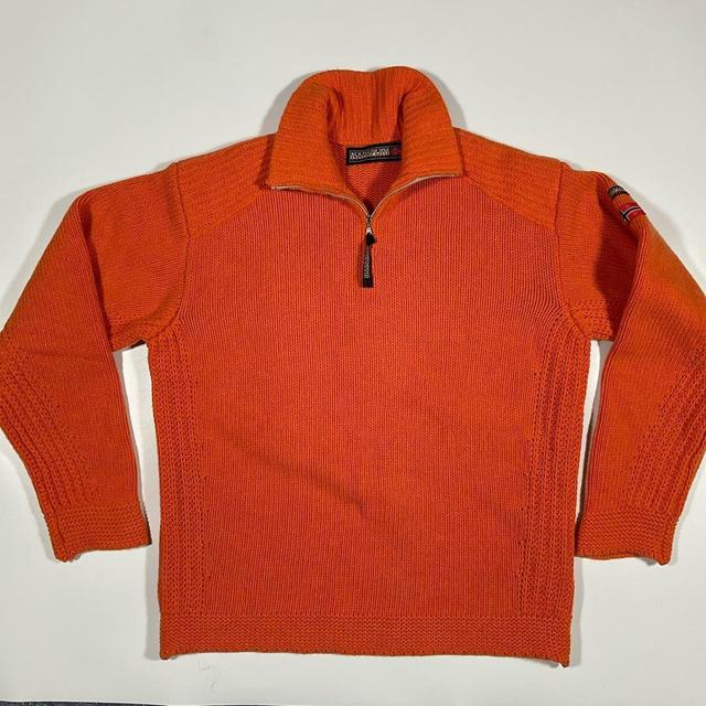 Napapijri Men's Jumper - Orange - M on Productcaster.