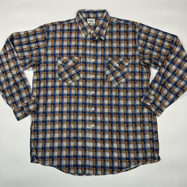 OshKosh B'gosh Men's Shirt - Tan/Navy - XL on Productcaster.