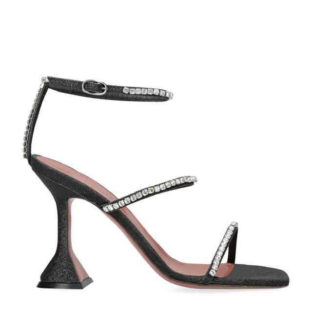 Amina Muaddi Women's Sandals - Black - UK 3.5 on Productcaster.